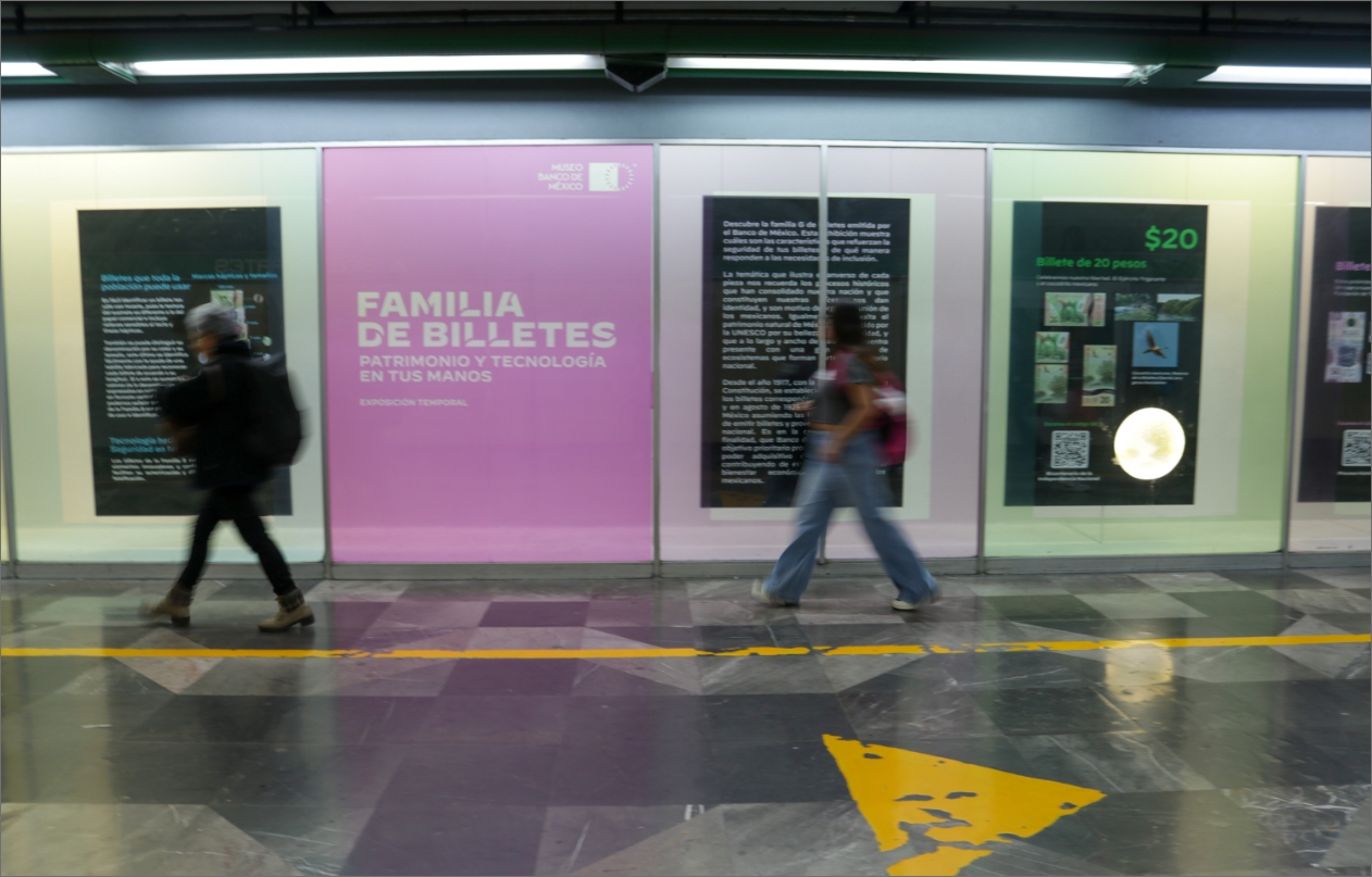 Familia de billetes - Sede IPN