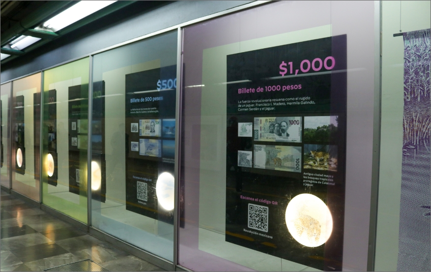 Familia de billetes - Sede IPN